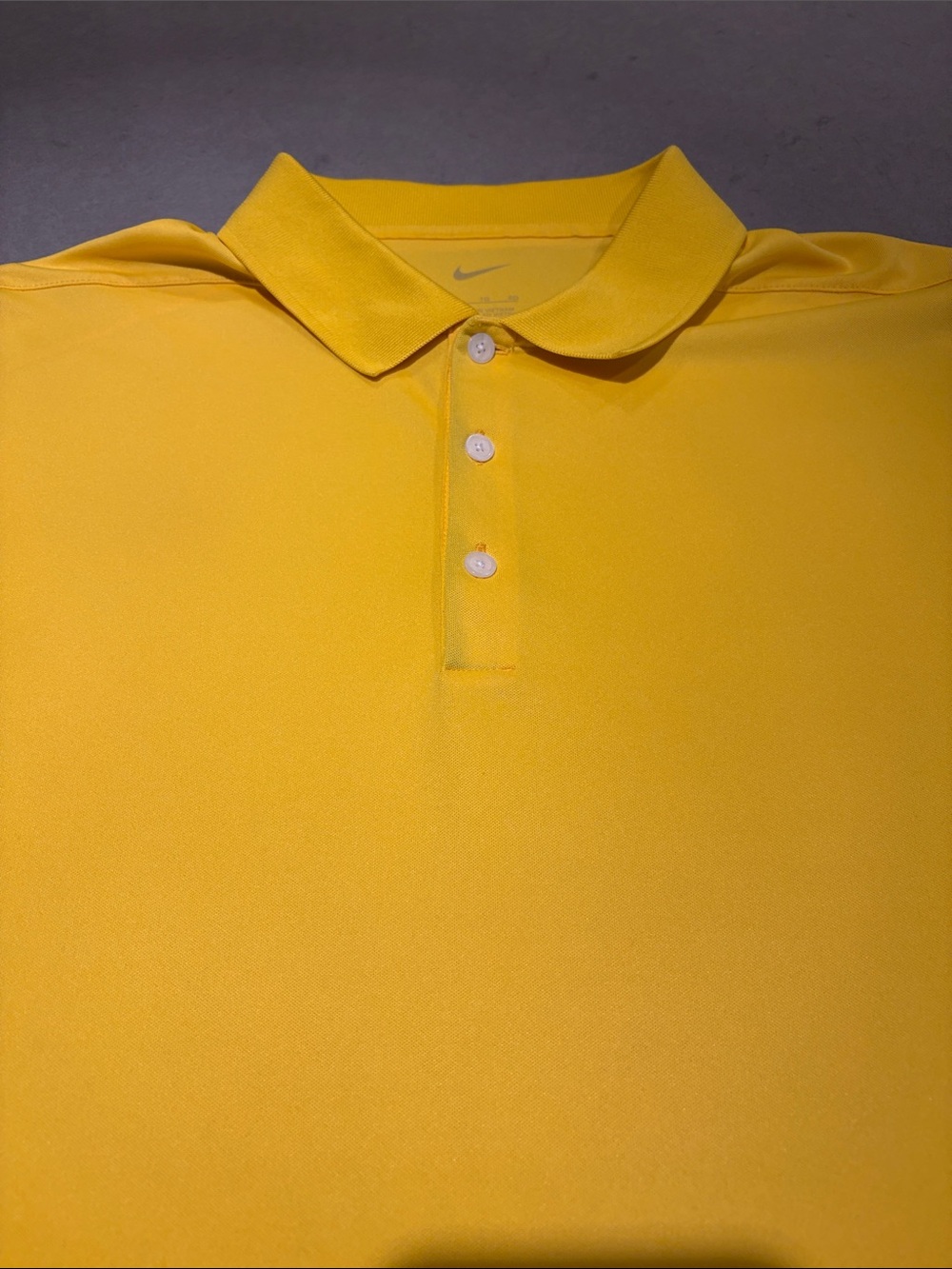 Nike Men’s Bright Yellow Polo Shirt